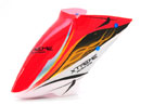 Pre-Painted Canopy (Type B) MCPX -RED (w/ Tail Fin Sticker)