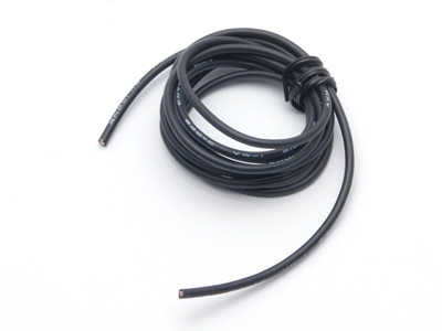 1.8mm wire (Black, 1 meter) - Click Image to Close